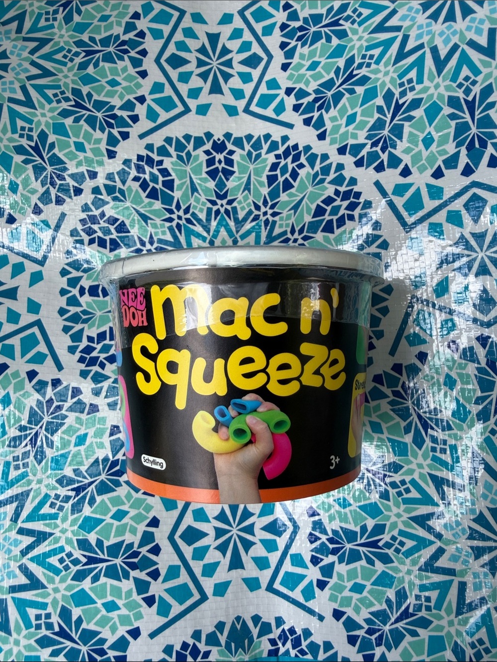 AUTHENTIC Schylling NeeDoh Mac n' Squeeze  - Green, Pink, Yellow, Blue